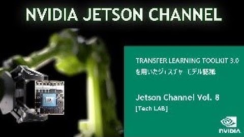 Jetson Channel Vol 8 | 「TRANSFER LEARNING TOOLKIT 3.0を用いたジェスチャーモデル認識」 : [Tech LAB] TLTとジェスチャー認識のご紹介