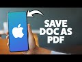 Saving Google Docs as PDF on iPhone: A Step-By-Step Guide for 2025