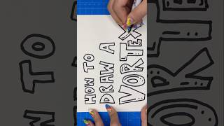 How to Draw a Vortex ✨ #vortex #howtodraw #art #artteacherlife