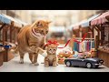 The Lost Ribbon – Cute Kitten &amp; Mama Cat Miniature Story | Emotional Cat Short Film