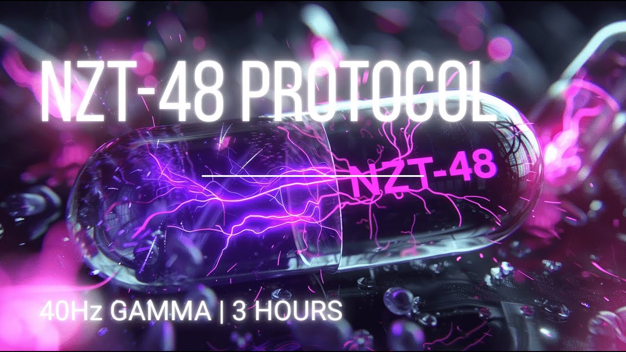 NZT-48 Protocol | 40Hz Gamma Binaural Beats | 3 Hours Deep Focus for Coding