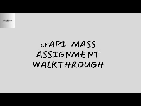 Mass Assignment Vulnerability Exploitation | Hands-On with crAPI (Completely Ridiculous API)