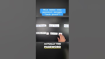 a truly "hack proof" password hack