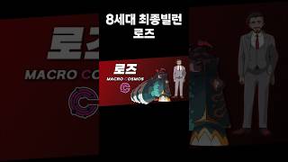 포켓몬 8세대 메인빌런 로즈의 라인업을 알아보자.