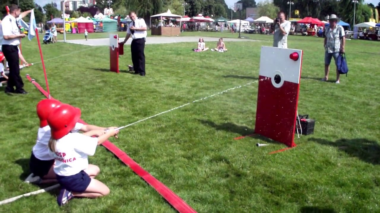 Dziecięce zawody strażackie. Zbąszyń 05.08.2017