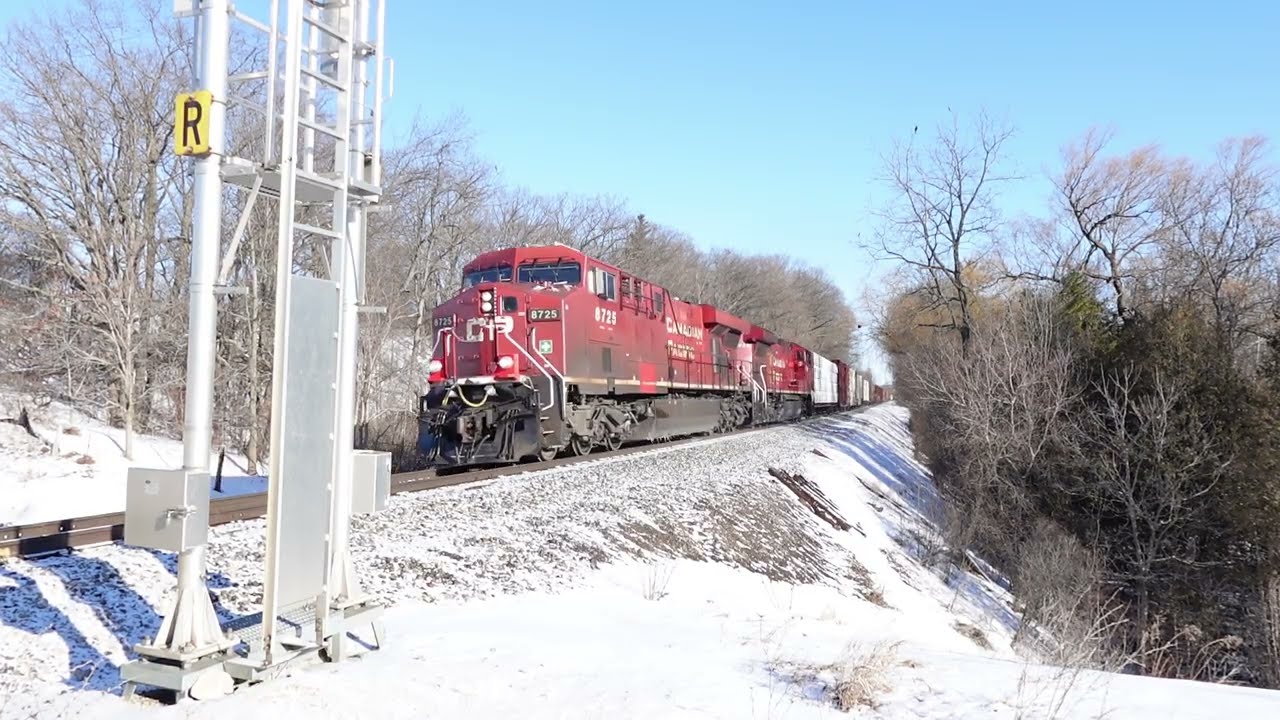 Early Morning March 1/26 CPKC 135 WB @mile 59 on the Galt sub
