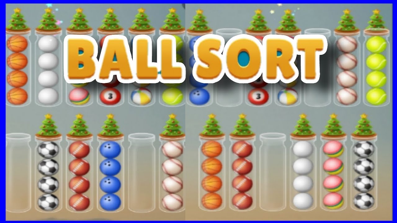 color ball sort wooden puzzle New Tubes,Theme and Balls, (level 1083-1090)