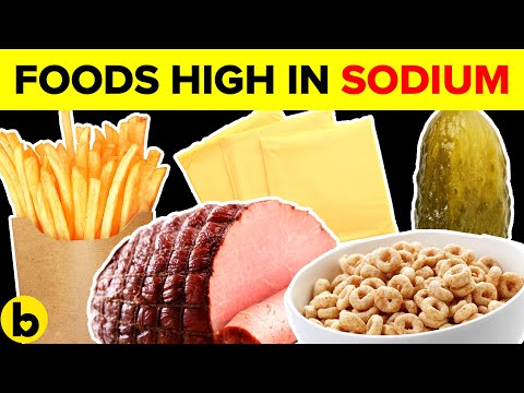 Video: Top 10 Foods High In Sodium