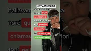 Tuta Gold  Mahmood cantacondaniele cover