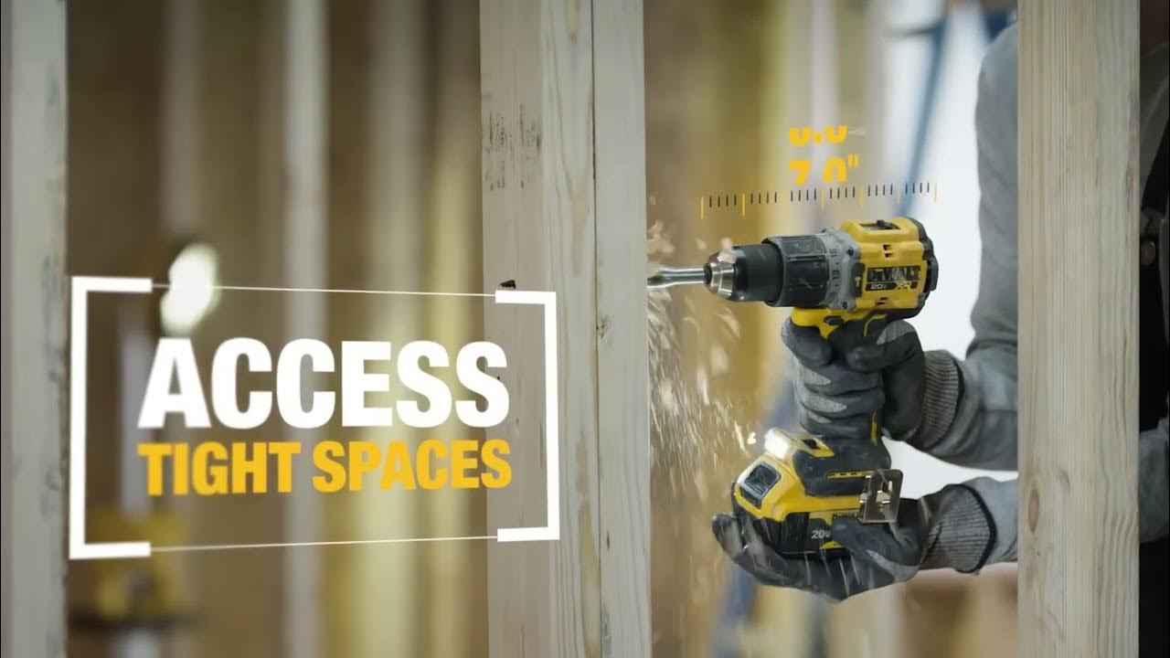 Brushless Hammer Drill 20V ATOMIC DEWALT DCD805D2T - YouTube