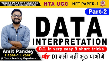 UGC NET Paper-1 DATA INTERPRETATION Easy Concept & Tricks DSSSB | CTET | KVS PART-2