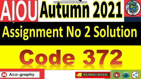 ⏩ AIOU Code 372 Solved Asignment No.2 Autumn 2021 ||  Criminology || Level: FA/ I.Com