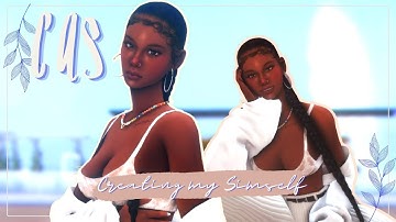 SIMS 4 CREATE A SIM: Creating my Simself