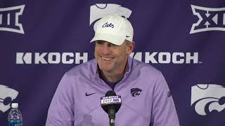 Kansas State Co-OC Matt Wells Spring Football Press Conference