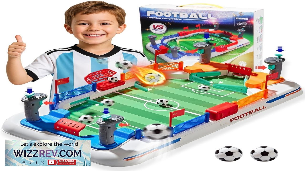 Mini Soccer Board Game for Kids: Foosball Table Toys for 3 4