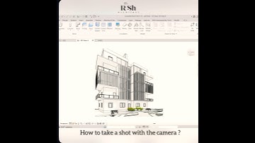 How to take a shot with the camera ? (Revit) #architecture #design #revit #explore #photoshop #art