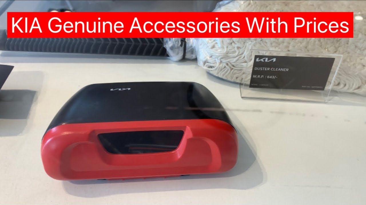 KIA Genuine Accessories With Prices 