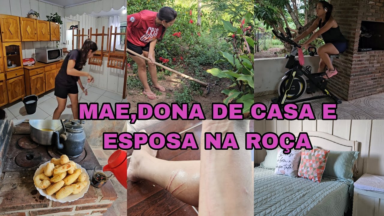 UMA MAE, DONA DE CASA E ESPOSA, LIMPEI O QUILTAL,FIZ BISCOITO DE POLVILHO FRITO,LIMPEZA NOSSA CASA