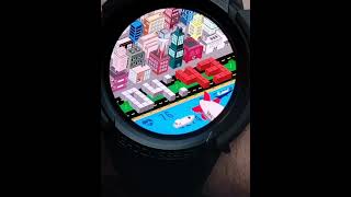 Merge Labs Isometric City Wear OS Watch Face Animation
