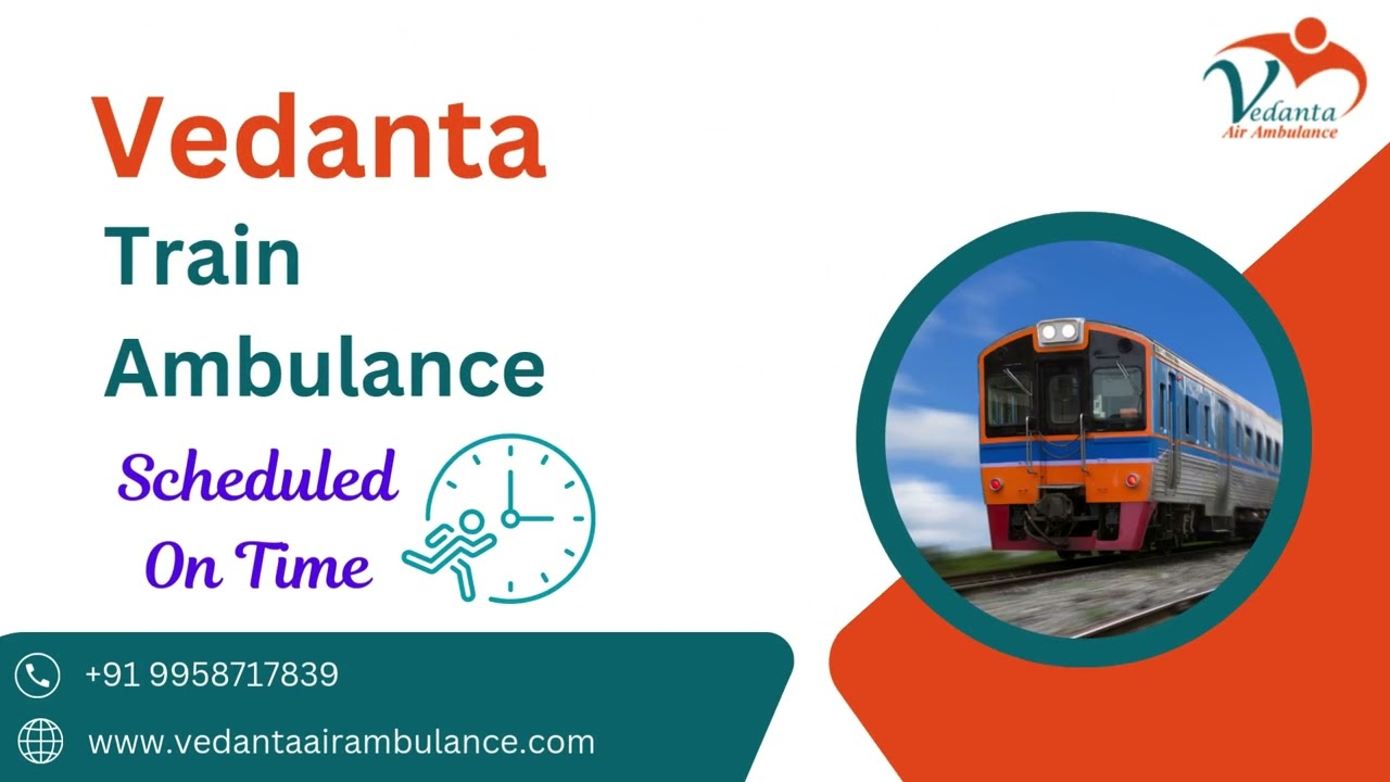 Train Ambulance Service in Delhi Focuses on Stress Free, Smooth, and Secure Medical Transportation
