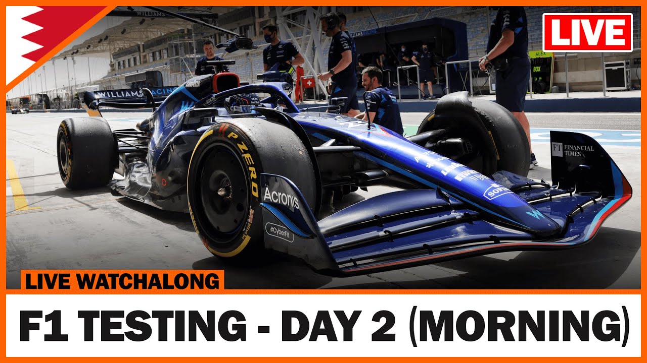 f1 testing 2022 live timing