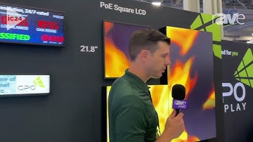 InfoComm 2024: GPO Display Presents 12"-58" Panoramic/Stretch LCD Displays, Available as PoE