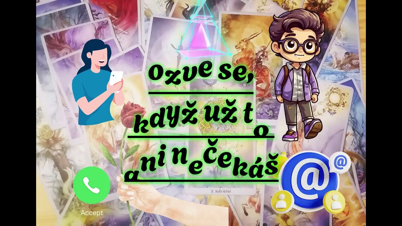 Tarot🔮-  💌Ozve se⏰Už je sám🎯 Tajně tě sleduje🧐👀🧭🌠🔥