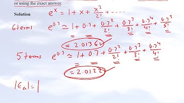 Chapter 01.02: Example: Relationship Between Sig Digits & Absolute Relative Approximate Error