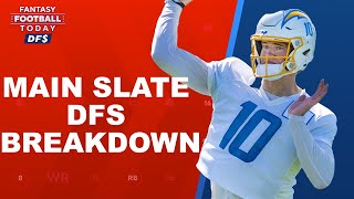 NFL DFS Main Slate & Chiefs-Lions SHOWDOWN PICKS! | 2023 Fantasy Football Advice