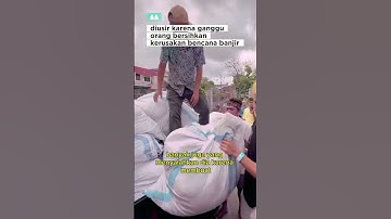 Youtuber Malaysia diusir oknum warga saat berbagi bantuan kepada para korban banjir di denpasar