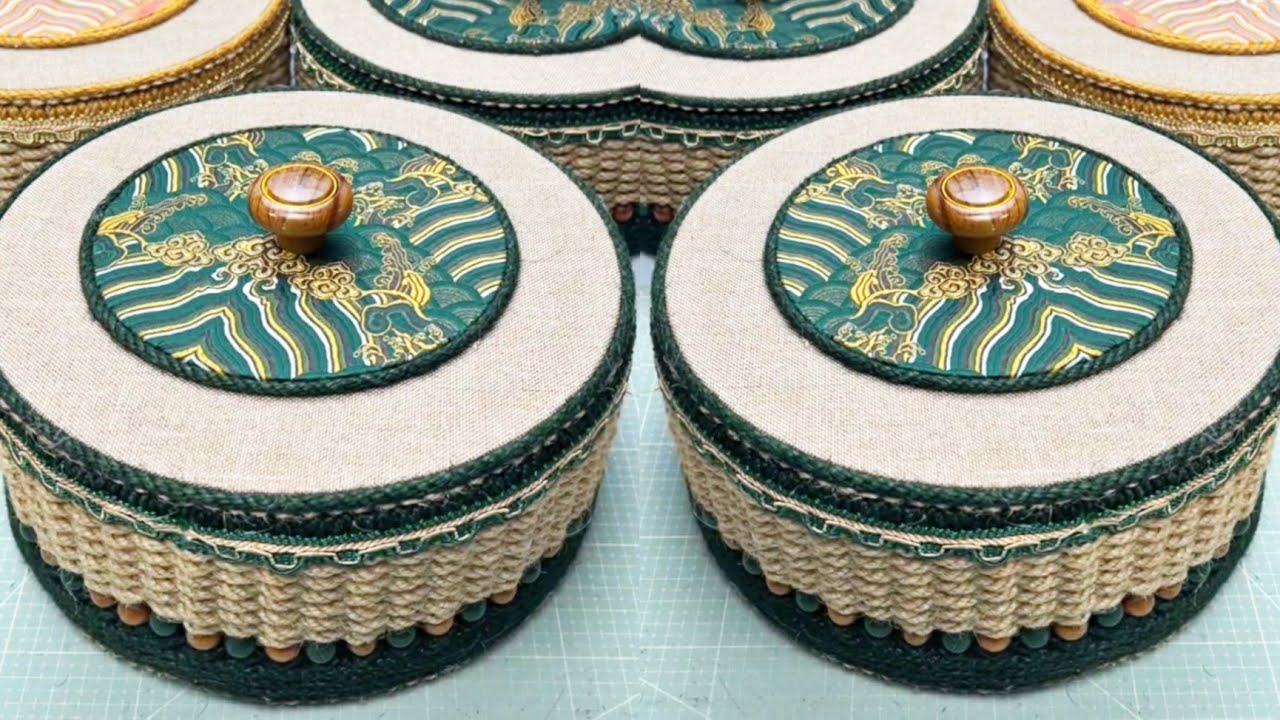 Новый, древний дизайн! Корзина-ящик для хранения из ПВХ-доски | Ручное плетение из пеньковой и дж...