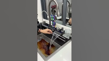 Chậu rửa bát, rửa chén thông minh tích hợp hiển thị nhiệt độ, đèn led hiện đại #tongkhodh #giadung