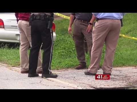 newspaper mockup Toddler shot in Macon