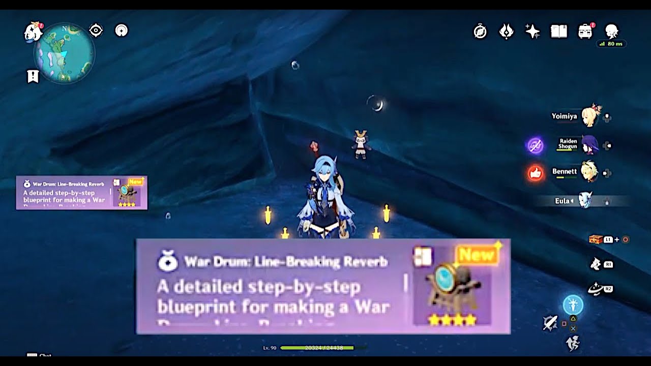 War Drum Line Breaking Reverb Blueprint LocationHow To Get Genshin