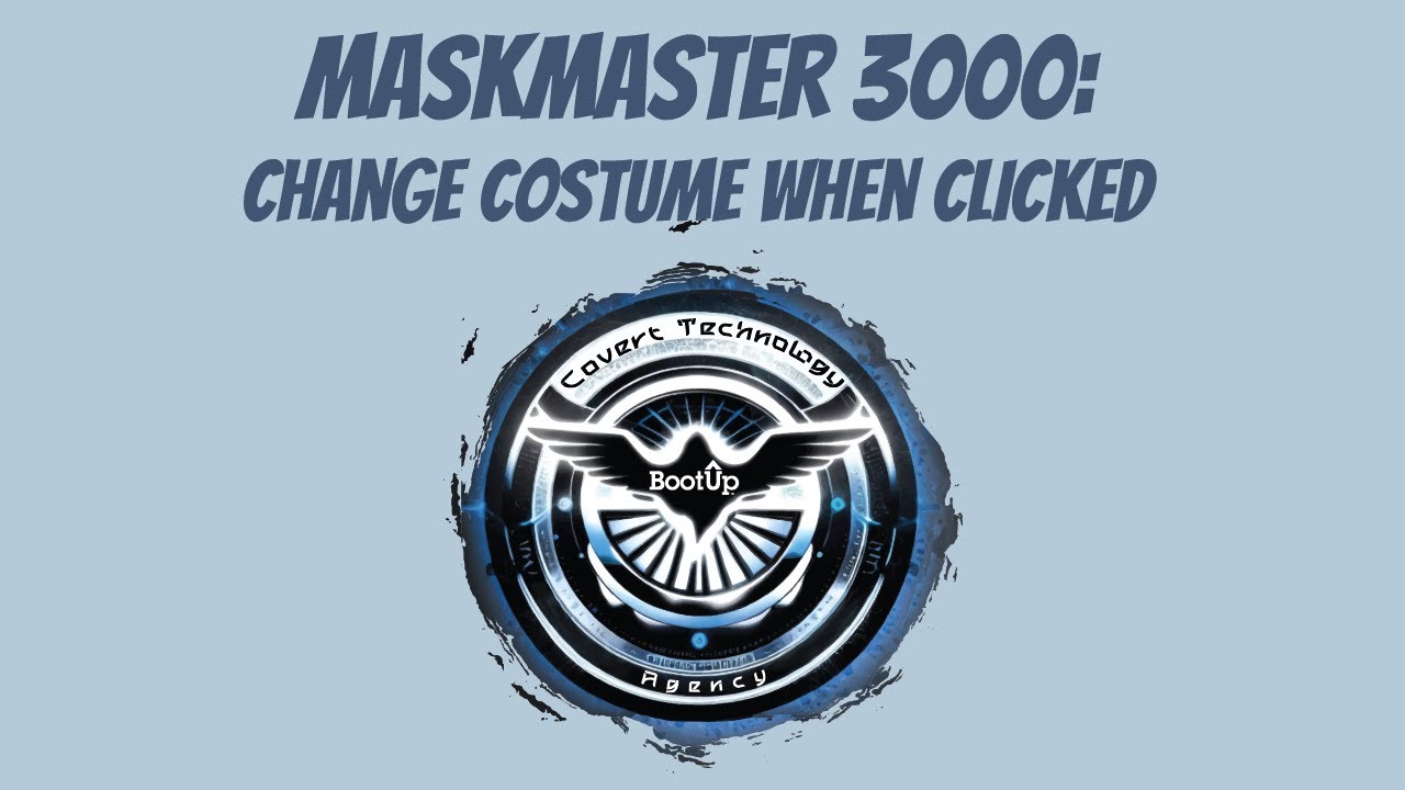 Mask Master Status Code Mask Master 3000: Change Costume/Backdrop When Clicked - YouTube