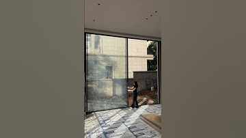 This is an extra heavy-duty sliding door that is 6 meters high! #interiordesign #homedecor #doors