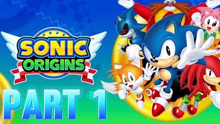 Sonic Origins Part 1 - Good Rings Emerald Lucky! (PS4 Gameplay)
