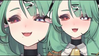 Crelly shows her model rigging before-and-after making her own changes