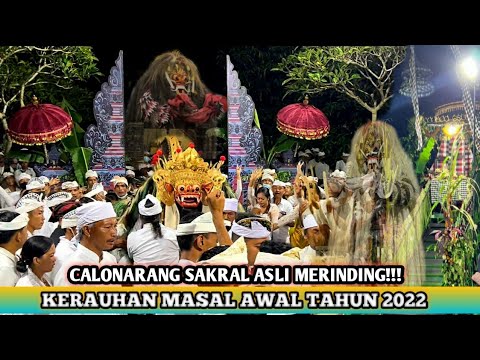 Menegangkan!! CALONARANG Pura Dalem Sayan Mengwi Januari 2022