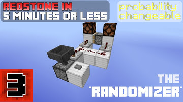 Redstone in 5 Minutes or Less | The Simple Randomizer | Minecraft 1.8