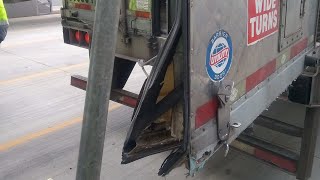 DRIVER TEARS MY TRAILER DOORS | Call me Cooley