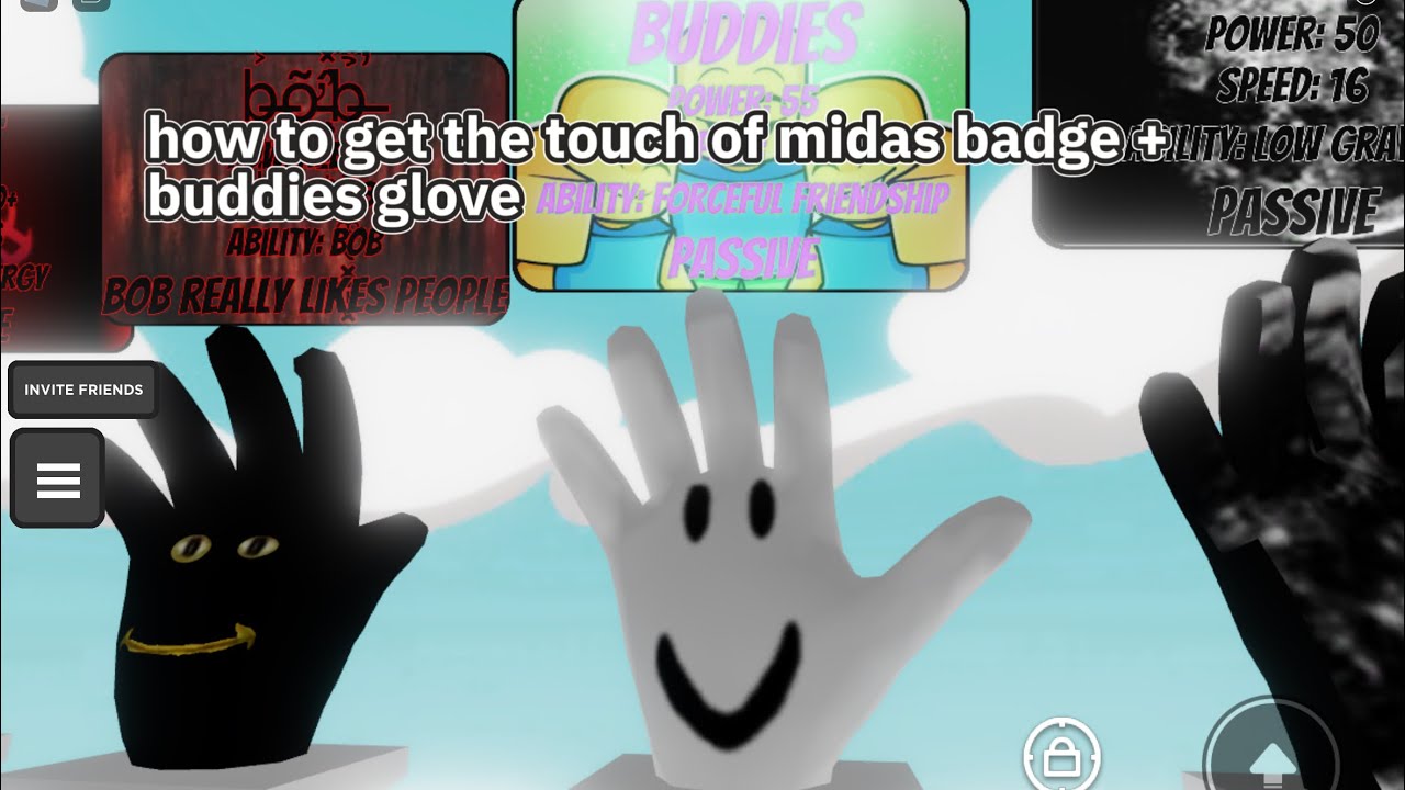 How to get the touch of Midas + buddies glove in slap battles