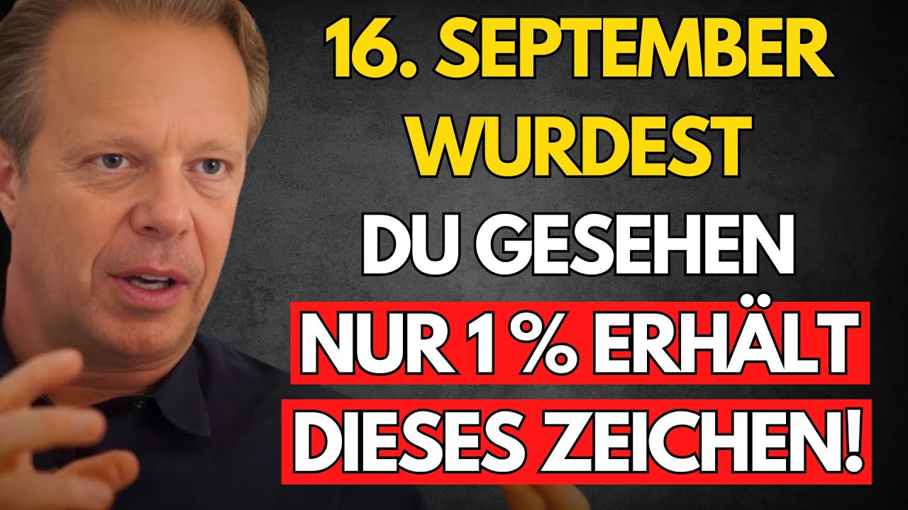 Nur die UNSICHTBAREN werden diese Botschaft finden (Sieh dir das JETZT an!) – Joe Dispenza