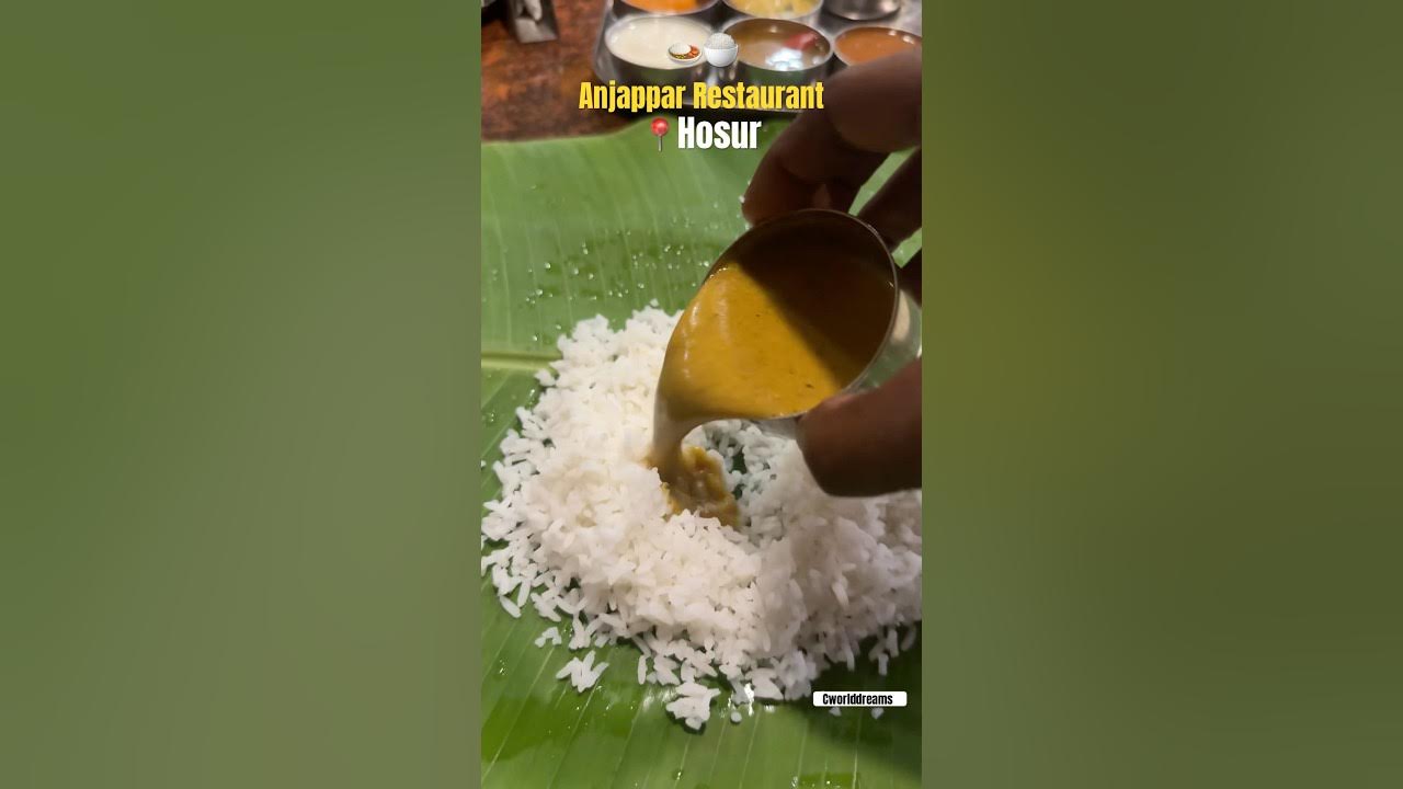 hosur-anjappar-restaurant-non-veg-meals-rs-184-shorts-shortsfeed