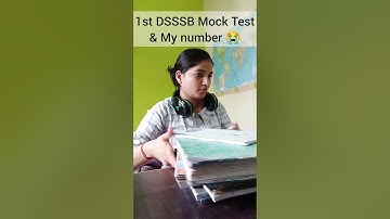 DSSSB Mock Test & Result😢feeling(m kya karu, mar jau🙄) #dsssb #dsssbnotice #shorts #youtubeshorts