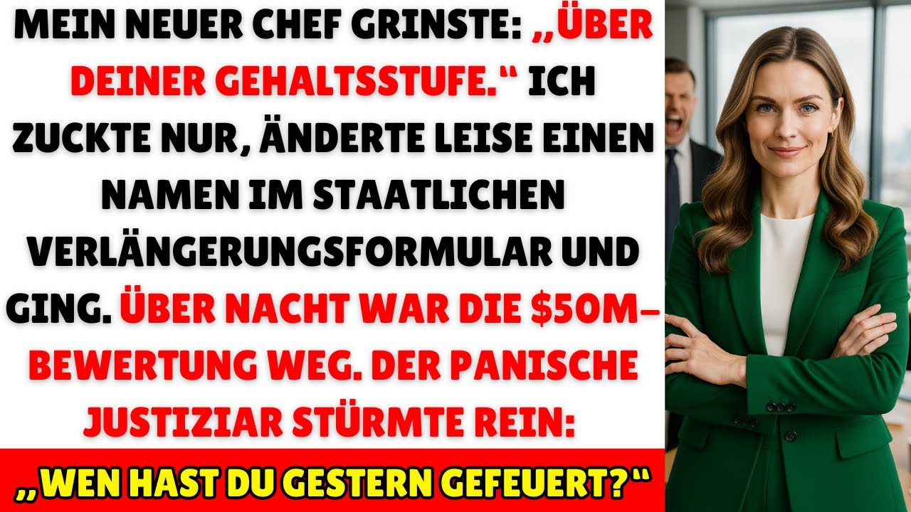 Mein Chef nannte mich überflüssig – ich löschte 50 Mio. Dollar aus den Büchern ♟️