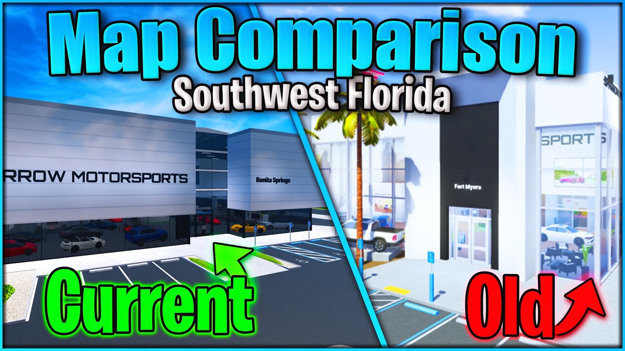 Labeled the map for Southwest Florida Beta! : r/roblox