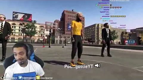 FlightReacts Couldn't Hold In His Rage Against Virgin No Life NBA 2K20 Park!