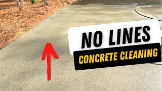 How To Clean Concrete Without Leaving Lines | Striping | Surface Cleaning