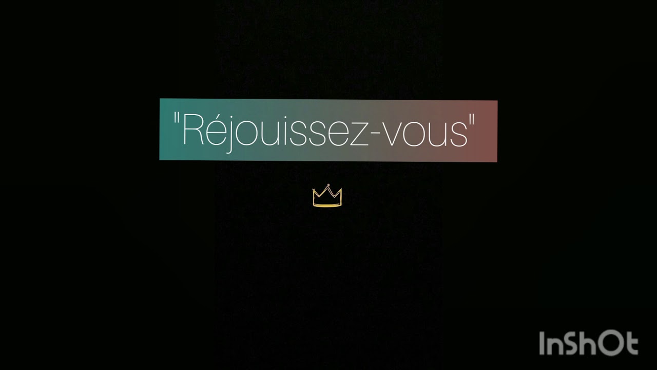 RYAM Music  Rjouissez vous lyrics